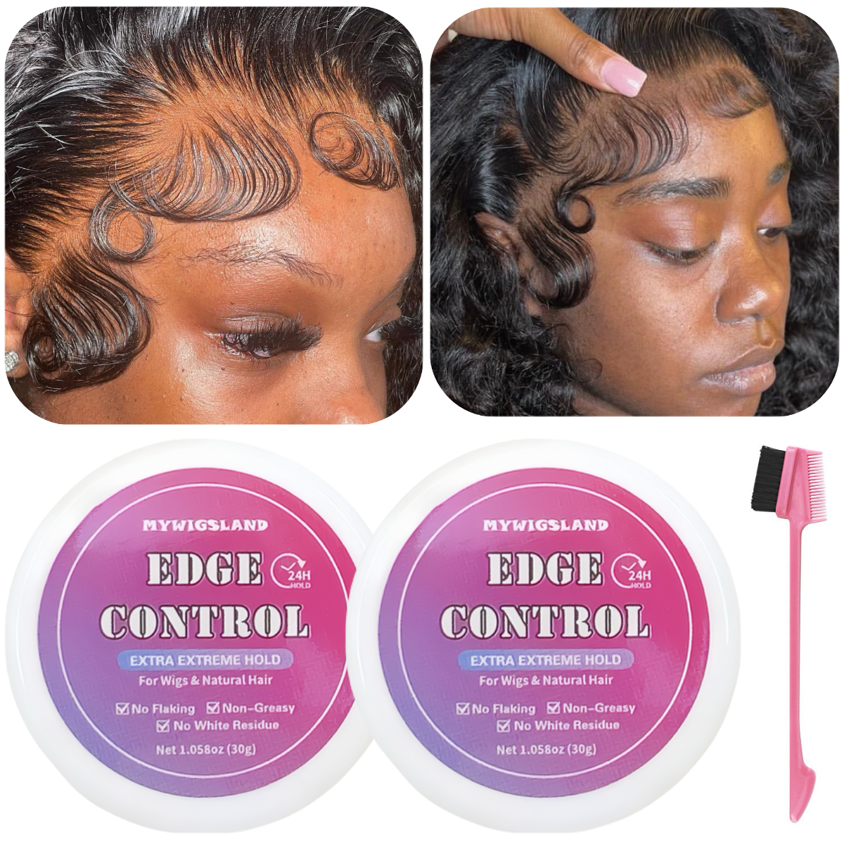 Hair Wax Stick and Edge Control for Hair Styling