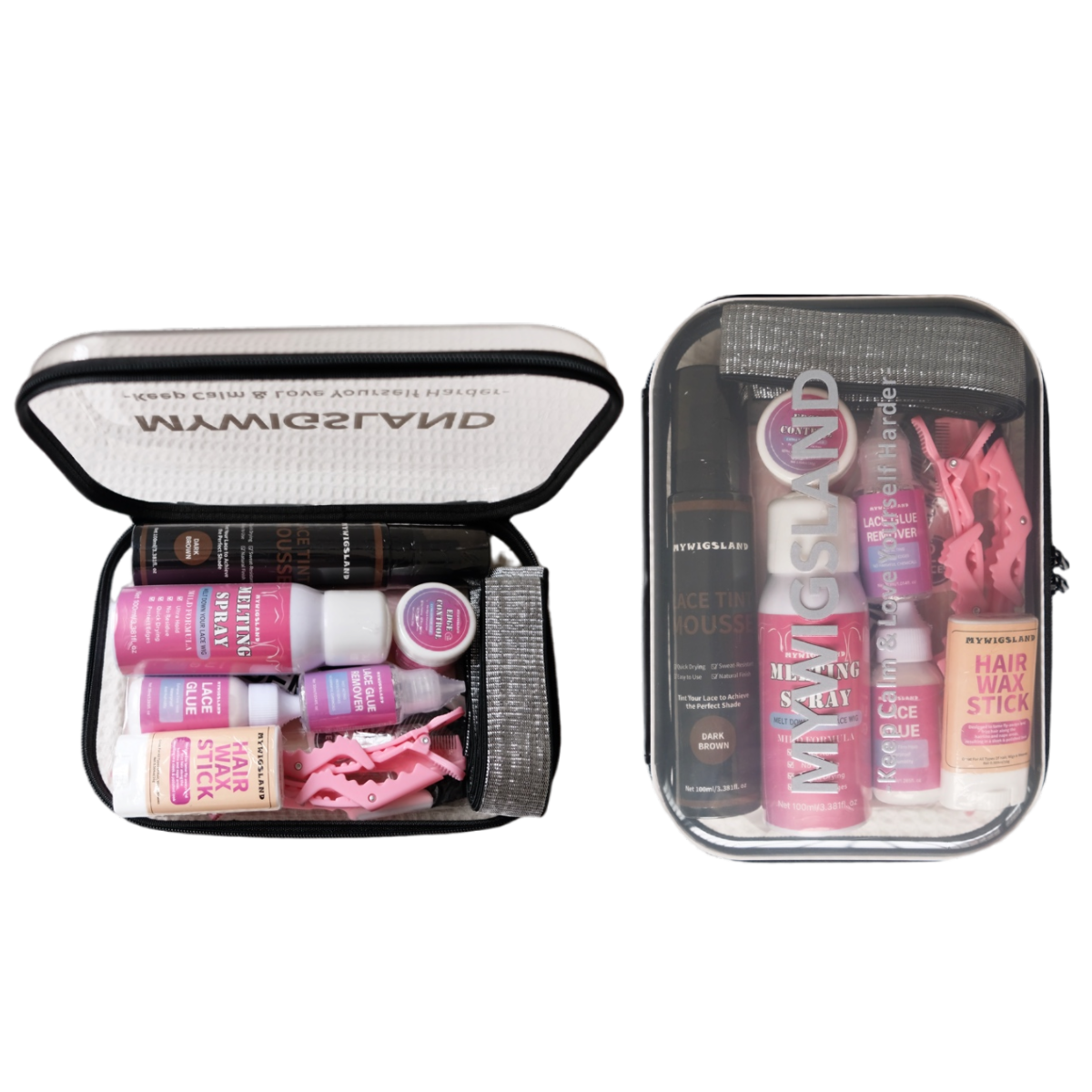 17pcs/Set wig install kit box