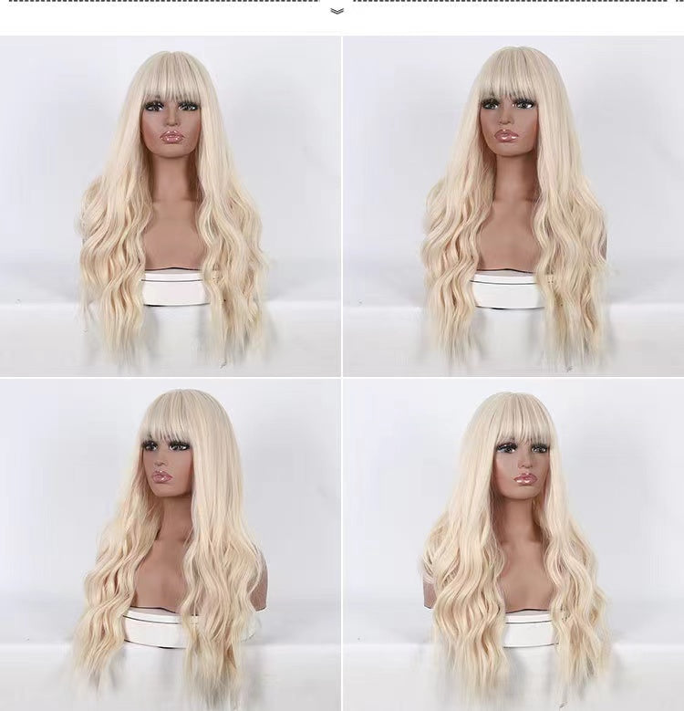 Mywigsland 24inch Long Wavy 613 Blonde WIg