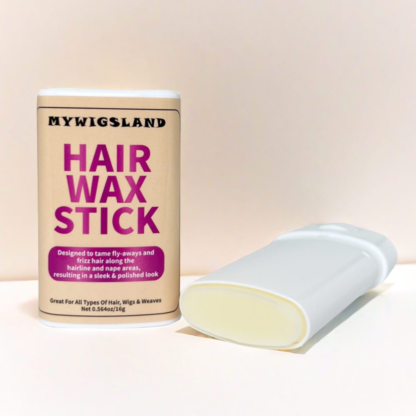 Wax Stick for Sleek Hair Long-Lasting Hair Styling Stick for Edges & Flyaways Non-greasy