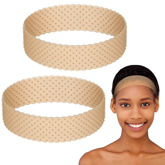 Silicone Wig Grip Band, Non Slip Wig Band Seamless Grip Strong Holder for Men Women Sports Yoga