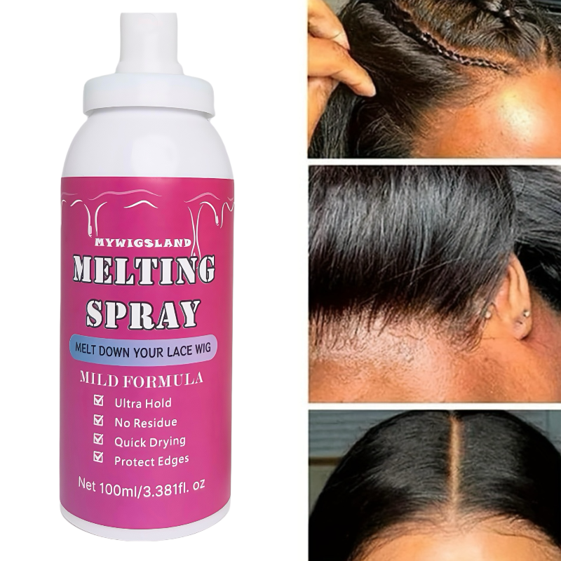 Waterproof Lace Wig Glue Kit with Melting Spray and Glue Remover