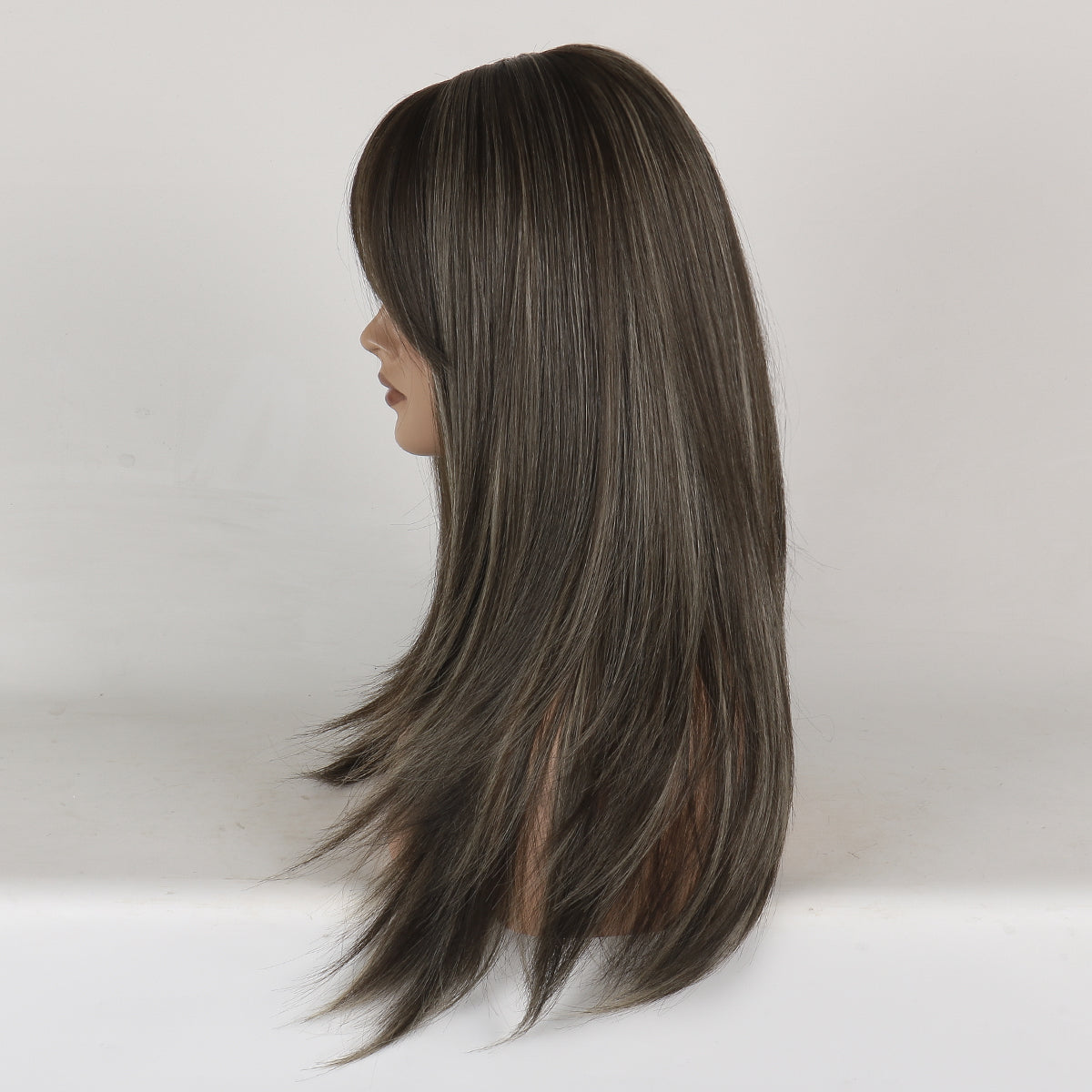 Mywigsland 24 Inch Highlight with Layers Synthetic Wig