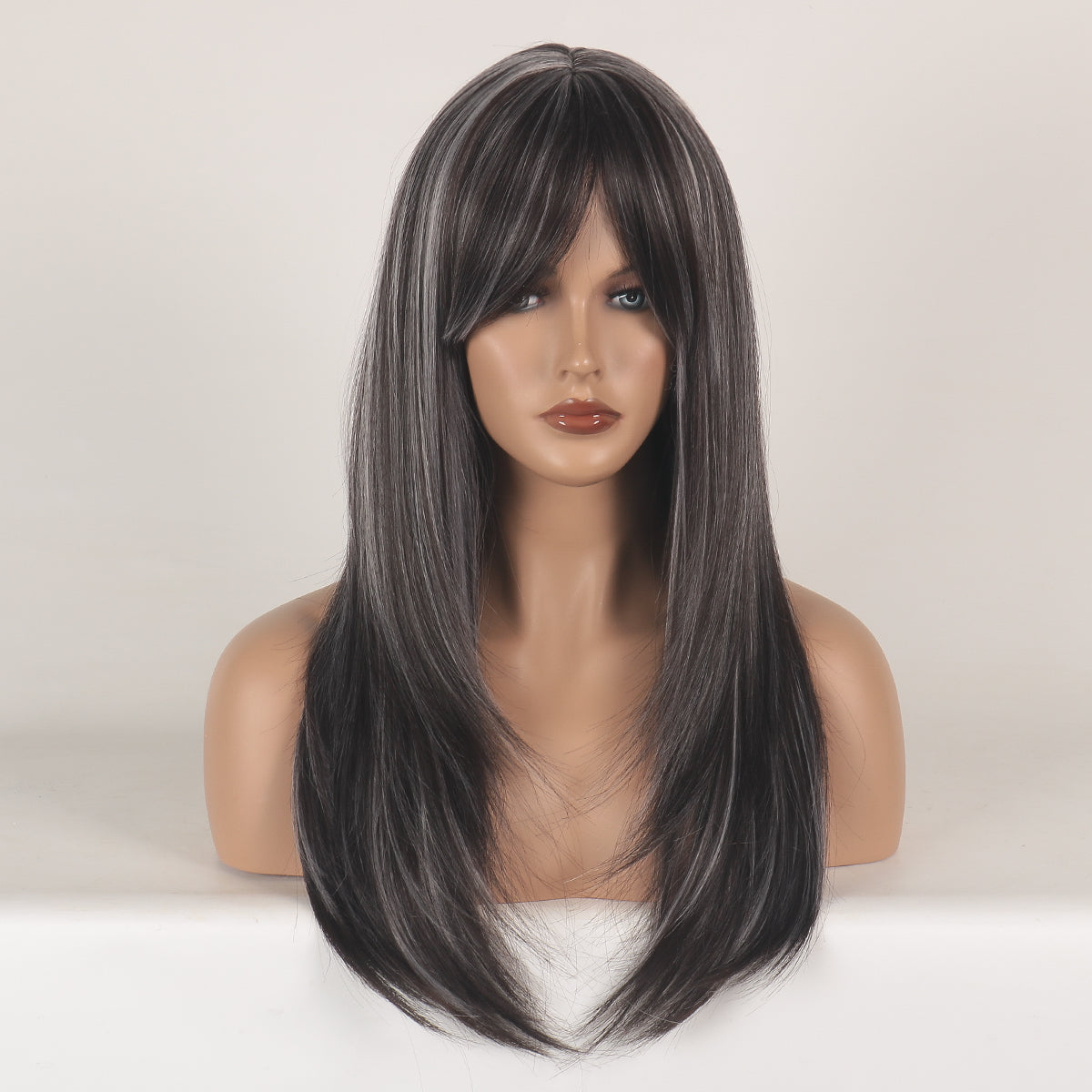 Mywigsland 24 Inch Highlight with Layers Synthetic Wig