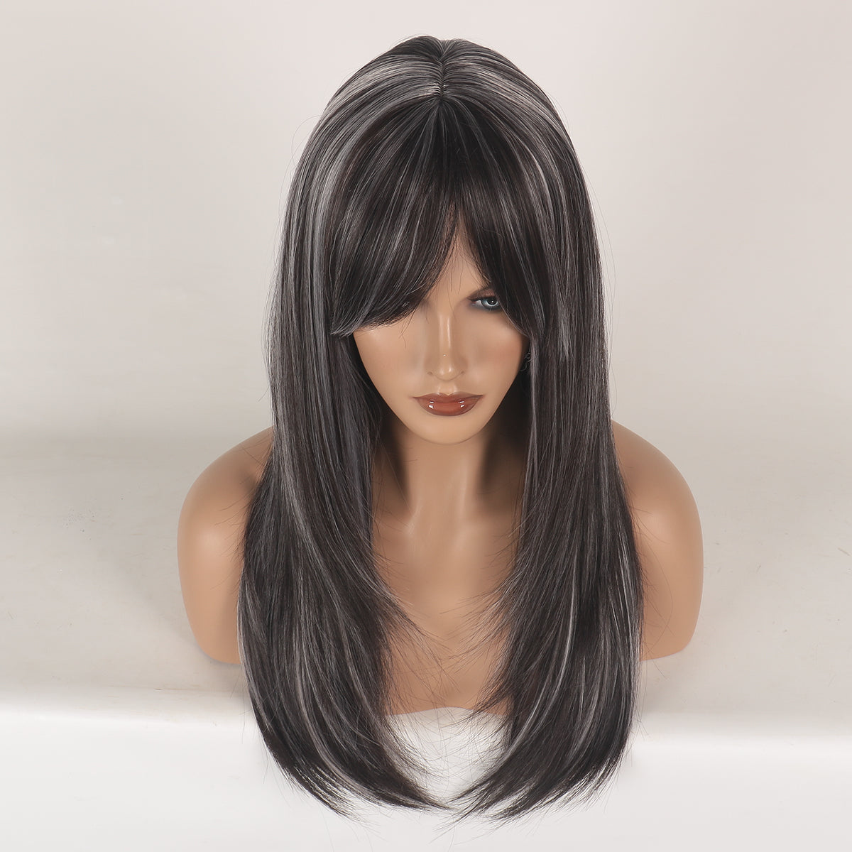 Mywigsland 24 Inch Highlight with Layers Synthetic Wig