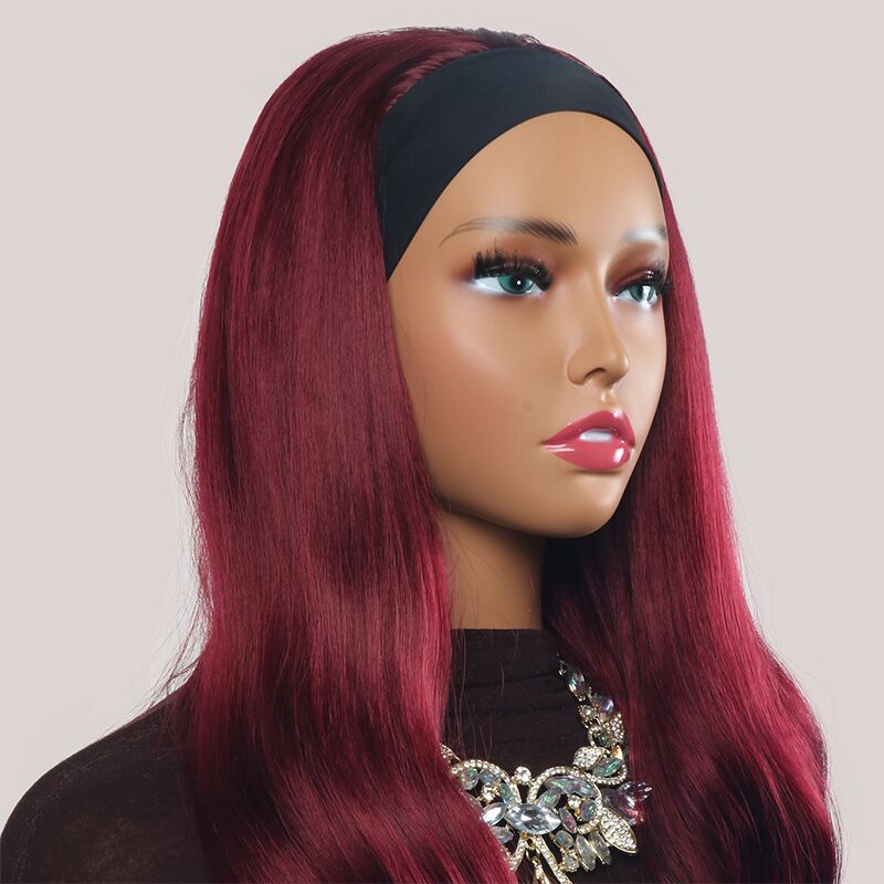 Synthetic Headband Wig for Women Half Wig Easy to Install