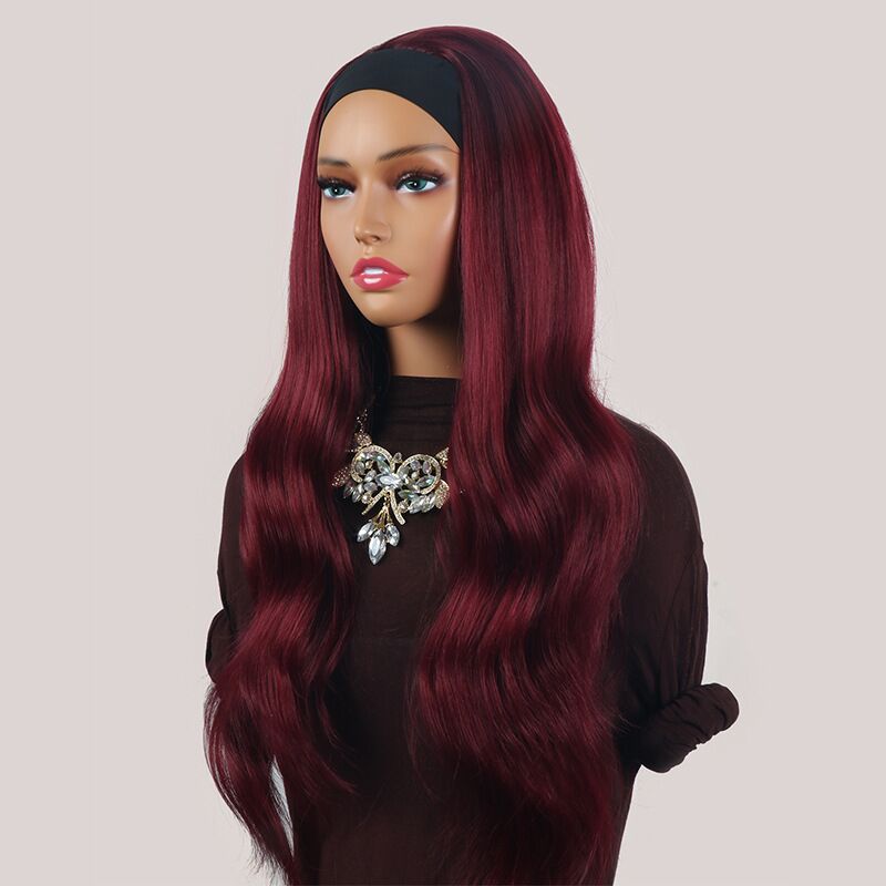 Synthetic Headband Wig for Women Half Wig Easy to Install