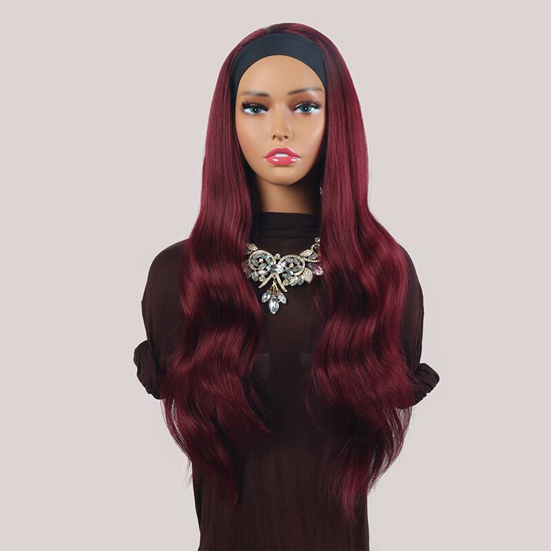 Synthetic Headband Wig for Women Half Wig Easy to Install