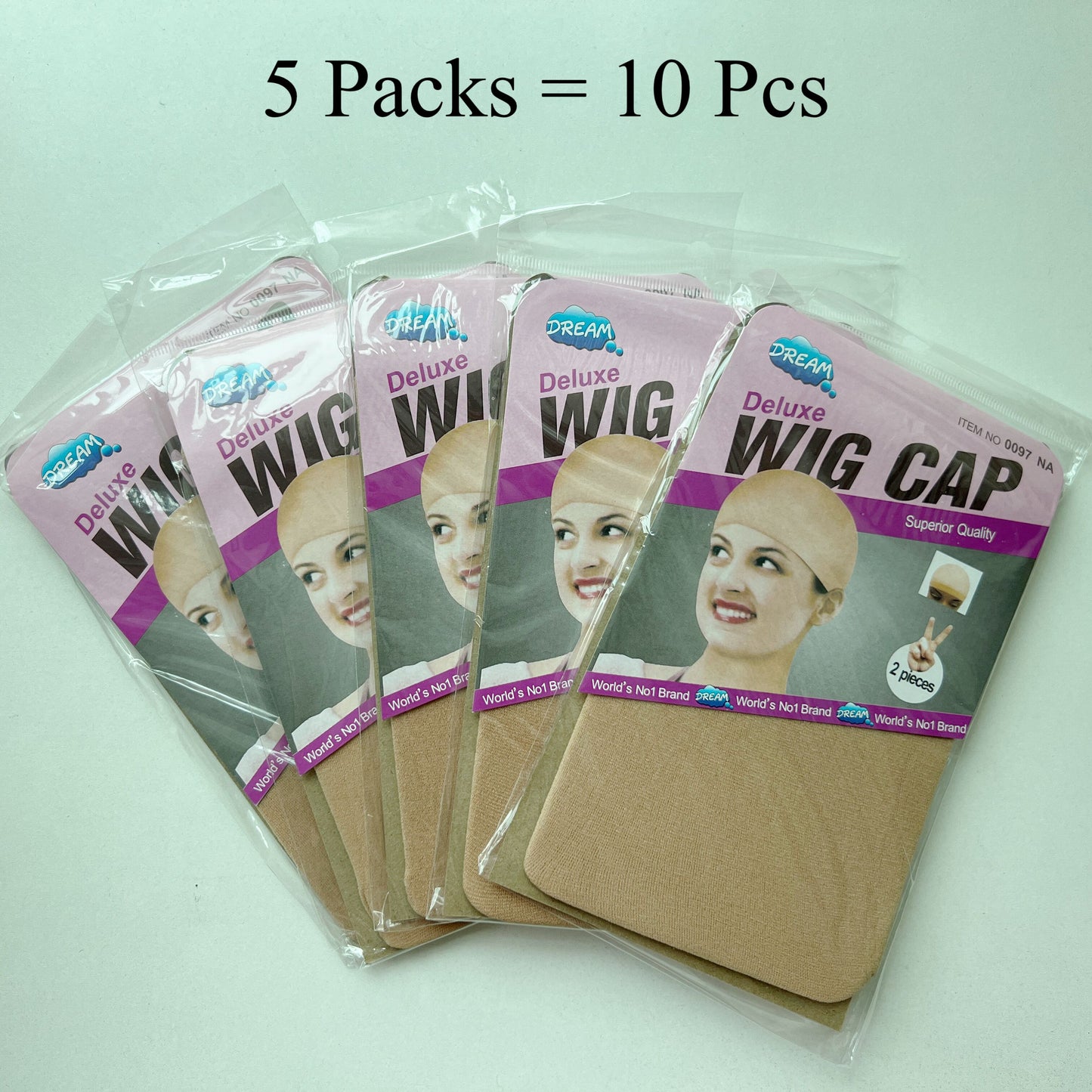 10 Pcs Wig Caps, Elastic Wig Caps For Wig Install Light Brown Caps For Wigs, Stretchy Wig Cap For Long Or Short Hair