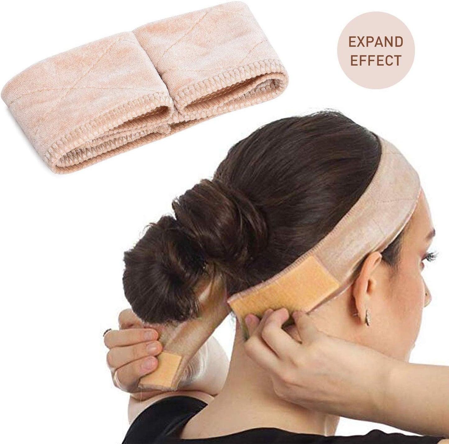 Non-Slip Wig Grip Comfort Band for Women, Tension-Free Glueless Wig Install One Size Fit All