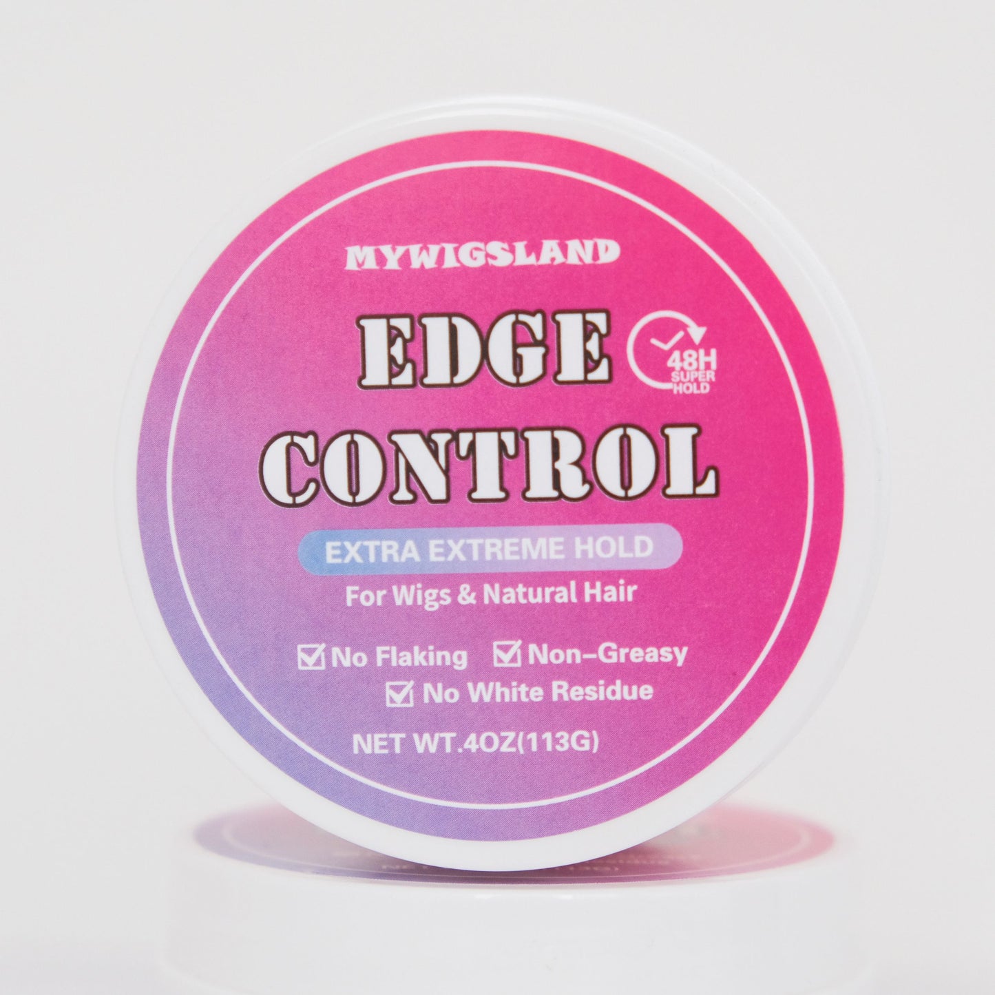 113g Extreme Firm Hold Edge Control for Baby Hair Styling Non-Greasy Smooth Hair Wax